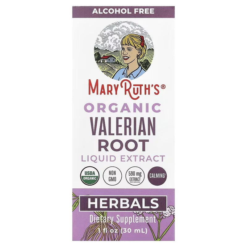 MaryRuth's, Organic Valerian Root Liquid Extract, Alcohol Free, 1 fl oz (30 ml)