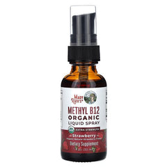 MaryRuth's Organic Methyl B12 Liquid Spray – Strawberry & Berry, 1 fl oz (30 ml)