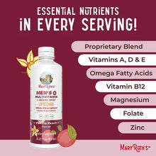 MaryRuth's men's multivitamin bottle with 'Essential Nutrients' callouts