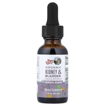 MaryRuth's organic kidney & bladder liquid extract bottle with black dropper cap