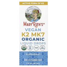 Vegan K2 MK7 organic liquid drops supplement box, unflavored