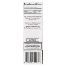 MaryRuth's Vitamin D3 organic liquid drops supplement facts label panel