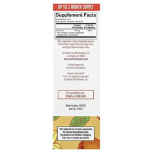 MaryRuth's Organic infant Vitamin C drops box back with Supplement Facts