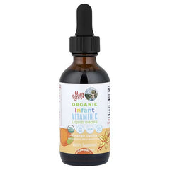 MaryRuth's, Organic Infants' Vitamin C Liquid Drops, 6-12 Months, Orange Vanilla, 2 fl oz (60 ml)