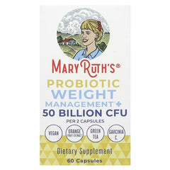 MaryRuth's, Probiotic Weight+ Management, 50 Billion CFU, 60 Capsules