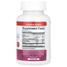 MaryRuth's Biotin Gummies supplement facts label on back of bottle