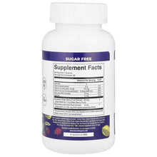 Sugar-free supplement facts label on Immunity Gummies bottle, 90 gummies