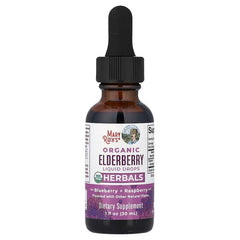 MaryRuth's, Organic Elderberry Liquid Drops, Blueberry + Raspberry, Alcohol Free, 1 fl oz (30 ml)
