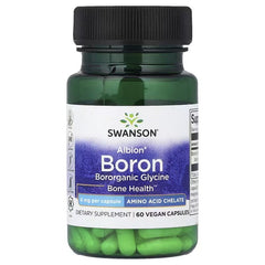 Swanson Vitamins, Albion® Boron, 6 mg, 60 Vegan Capsules