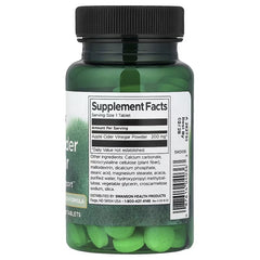Swanson Vitamins Apple Cider Vinegar, 200 mg Tablets