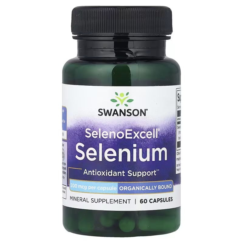 Swanson Vitamins, SelenoExcell®, Selenium, 200 mcg, 60 Capsules