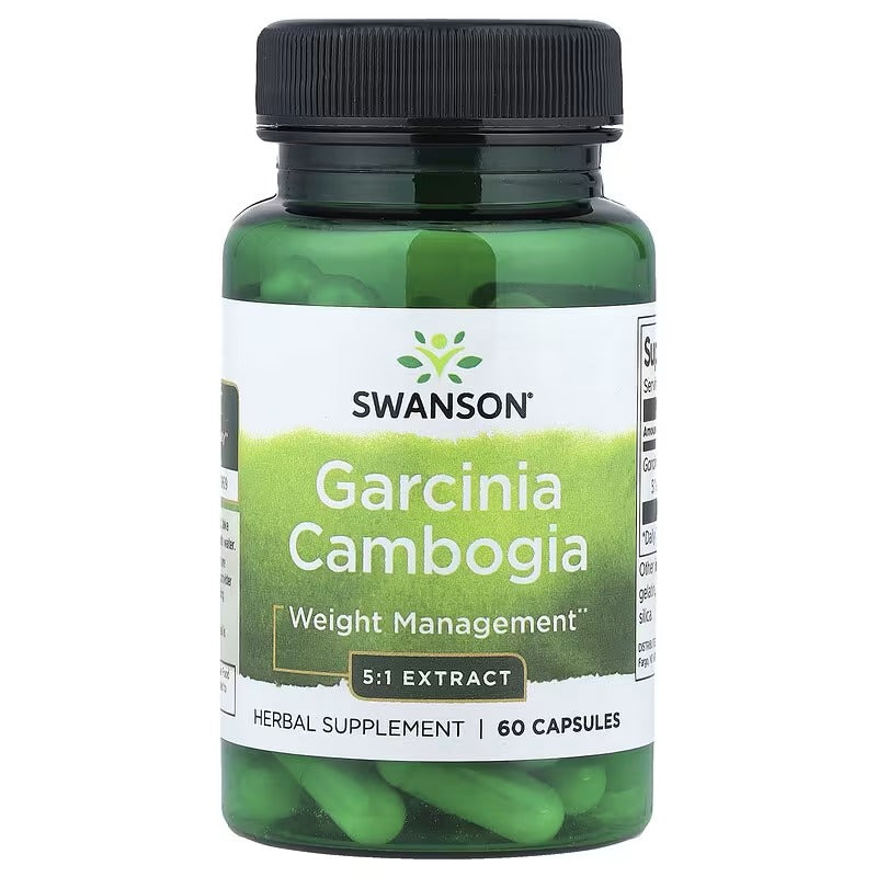 Swanson Vitamins, Garcinia Cambogia 5:1 Extract, 60 Capsules (80 mg per Capsule)