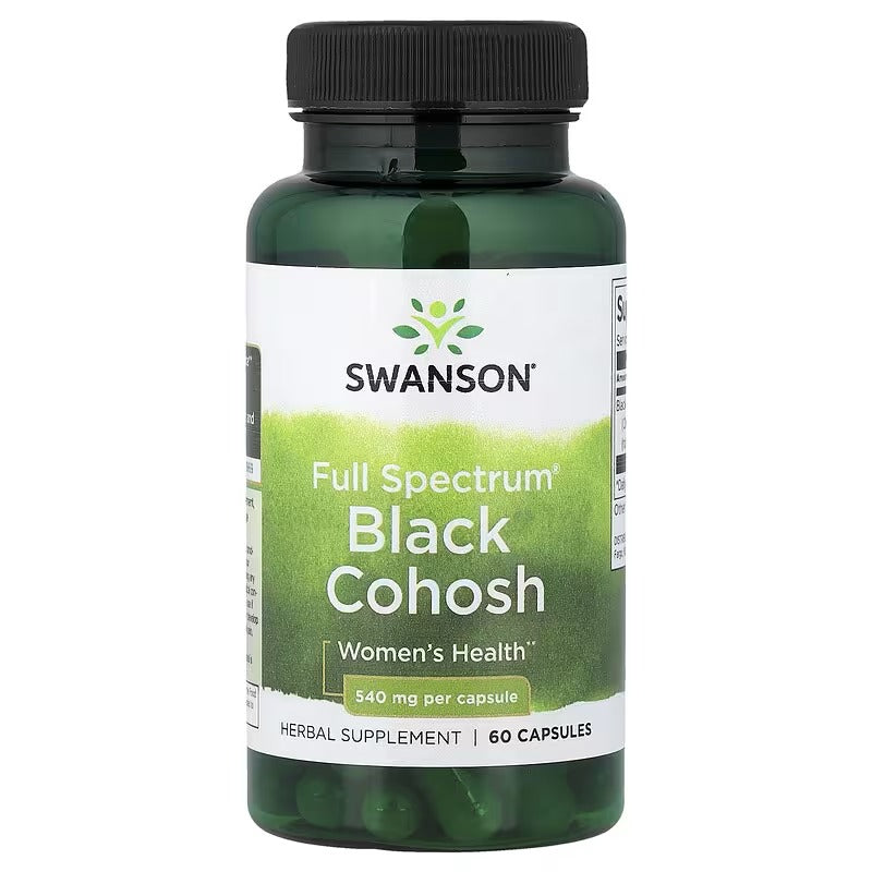 Swanson Vitamins, Full Spectrum® Black Cohosh, 540 mg, 60 Capsules