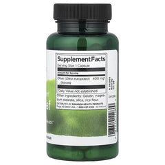 Swanson Vitamins, Full Spectrum Olive Leaf, 400 mg, 60 Capsules