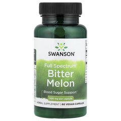 Swanson Vitamins, Full Spectrum® Bitter Melon, 500 mg, 60 Vegan Capsules