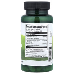 Swanson Vitamins, Full Spectrum® Valerian, Chamomile & Hops, 60 Capsules