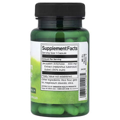 Swanson Vitamins Prebiotic Jerusalem Artichoke, 400 mg, 60 Capsules