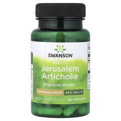 Swanson Vitamins Prebiotic Jerusalem Artichoke, 400 mg, 60 Capsules