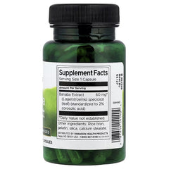Swanson Vitamins, Banaba Extract, 90 Capsules (60 mg per Capsule)