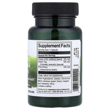 Back label supplement facts on dark green bottle with black cap.