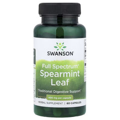 Swanson Vitamins, Full Spectrum® Spearmint Leaf, 400 mg, 60 Capsules
