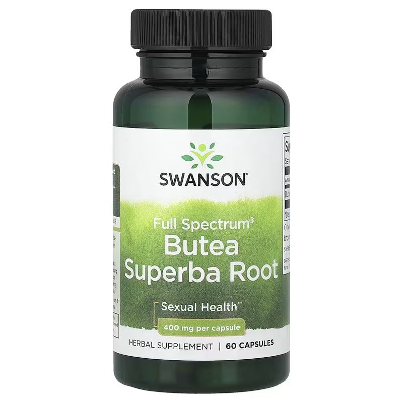 Swanson Vitamins, Full Spectrum®, Butea Superba Root, 400 mg, 60 Capsules