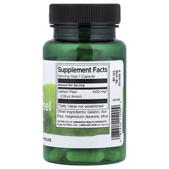 Swanson Vitamins, Full Spectrum® Lemon Peel, 400 mg, 60 Capsules