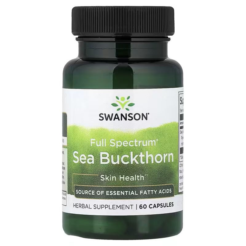 Swanson Vitamins, Full Spectrum® Sea Buckthorn, 60 Capsules (400 mg per Capsule)