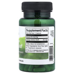 Swanson Vitamins, Full Spectrum® Ginkgo Leaf, 60 mg, 120 Capsules