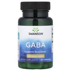 Swanson Vitamins GABA Capsules