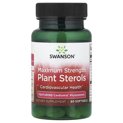 Swanson Vitamins, Plant Sterols, Maximum Strength, 60 Softgels