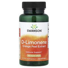 Swanson Vitamins, D-Limonene, Orange Peel Extract, 250 mg, 60 Softgels