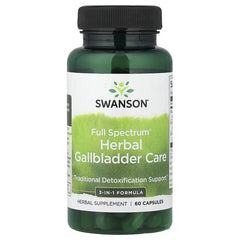 Swanson Vitamins, Full Spectrum™ Herbal Gallbladder Care, 60 Capsules