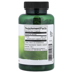 Swanson Vitamins, Full Spectrum® Fennel Seed, 480 mg, 100 Capsules