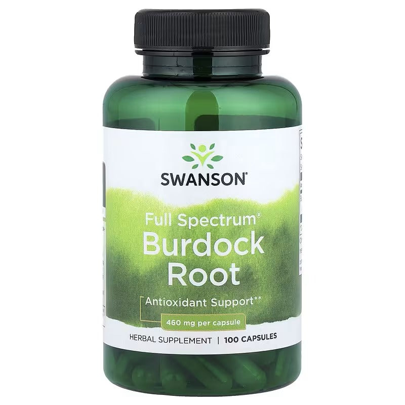 Swanson Vitamins, Full Spectrum® Burdock Root, 100 Capsules (460 mg per Capsule)