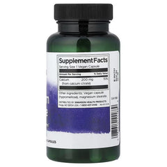 Swanson Vitamins, Calcium Citrate, 200 mg, 60 Vegan Capsules