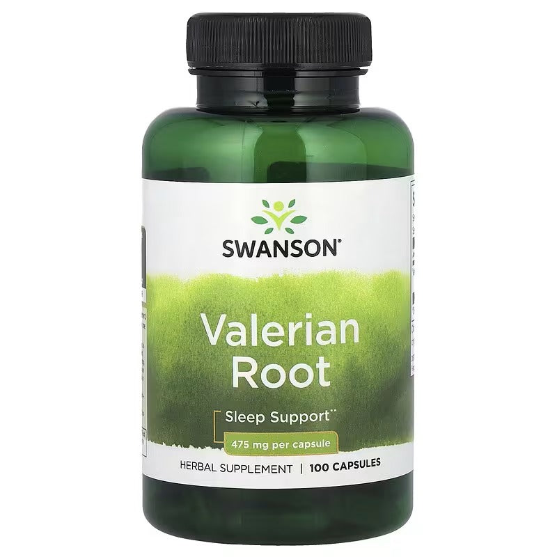 Swanson Vitamins, Valerian Root, 475 mg, 100 Capsules