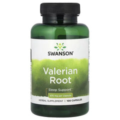 Swanson Vitamins, Valerian Root, 475 mg, 100 Capsules