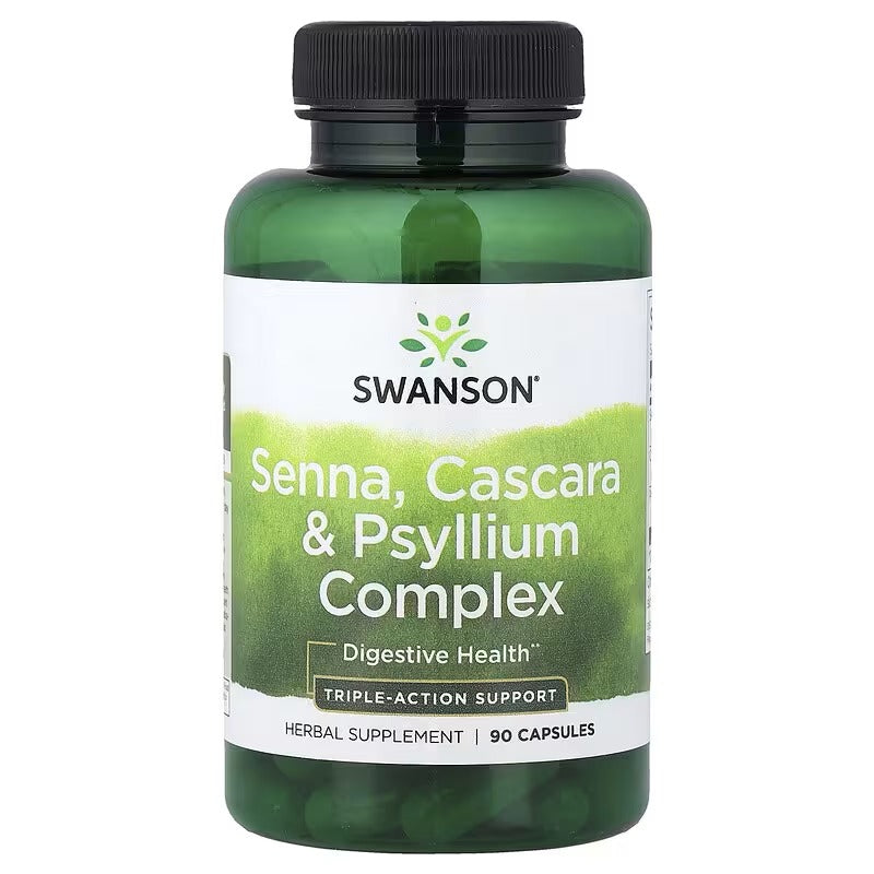 Swanson Vitamins, Senna, Cascara & Psyllium Complex, 90 Capsules