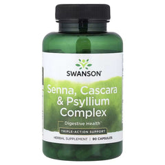Swanson Vitamins, Senna, Cascara & Psyllium Complex, 90 Capsules