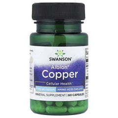 Swanson Vitamins, Albion® Copper, 2 mg, 60 Capsules