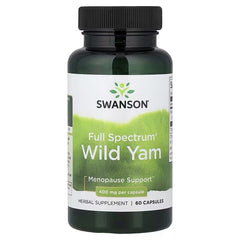 Swanson Vitamins, Full Spectrum®, Wild Yam, 400 mg, 60 Capsules