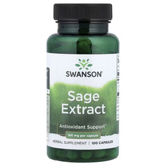 Swanson Vitamins, Sage Extract, 160 mg, 100 Capsules