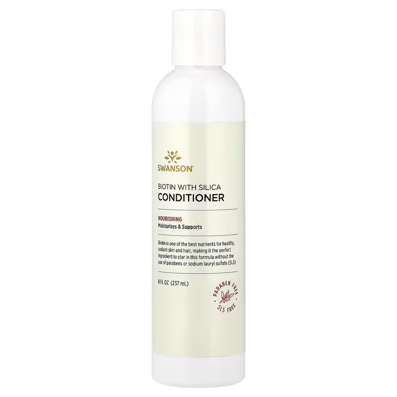 Swanson Vitamins, Biotin with Silica Conditioner, 8 fl oz (237 ml)
