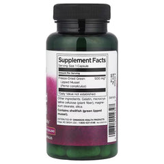 Swanson Vitamins, Green Lipped Mussel, 500 mg, 60 Capsules