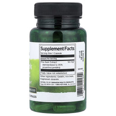 Swanson Vitamins, Pine Bark Extract, Standardised, 50 mg, 100 Capsules