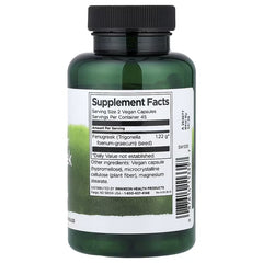 Swanson Vitamins, Full Spectrum® Fenugreek Seed, 90 Vegan Capsules (610 mg per Capsule)