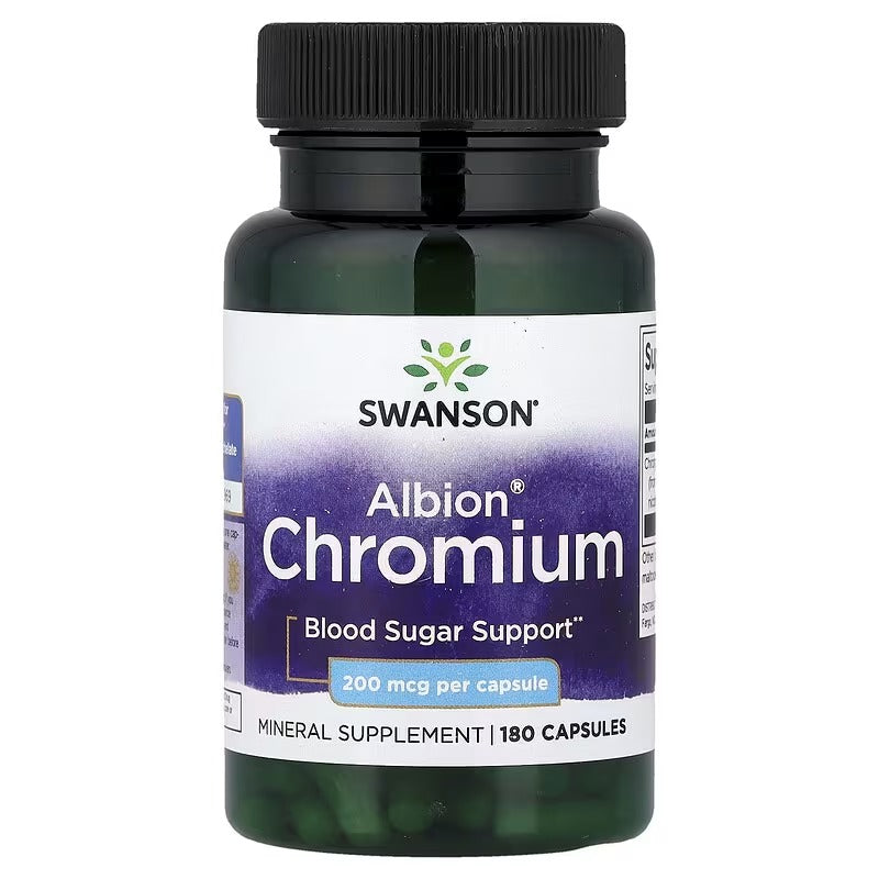 Swanson Vitamins, Albion® Chromium, 200 mcg, 180 Capsules