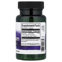 Swanson Vitamins, Albion® Chromium, 200 mcg, 180 Capsules
