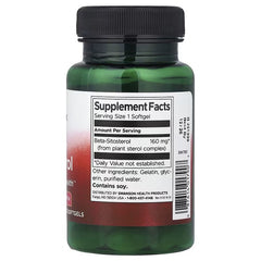 Swanson Vitamins, Beta-Sitosterol, Maximum Strength, 60 Softgels (160 mg per Softgel)